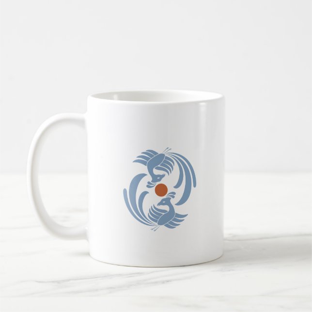 Mug vintage double-phénix (Gauche)