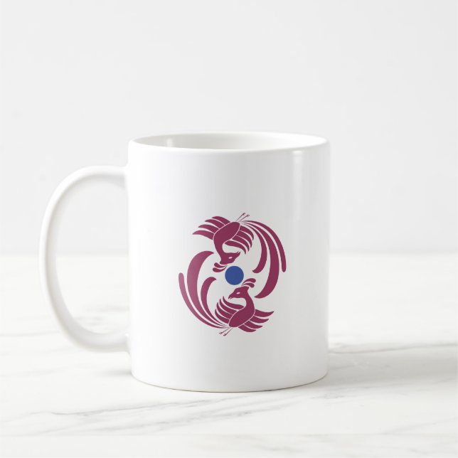 Mug vintage double-phénix (Gauche)