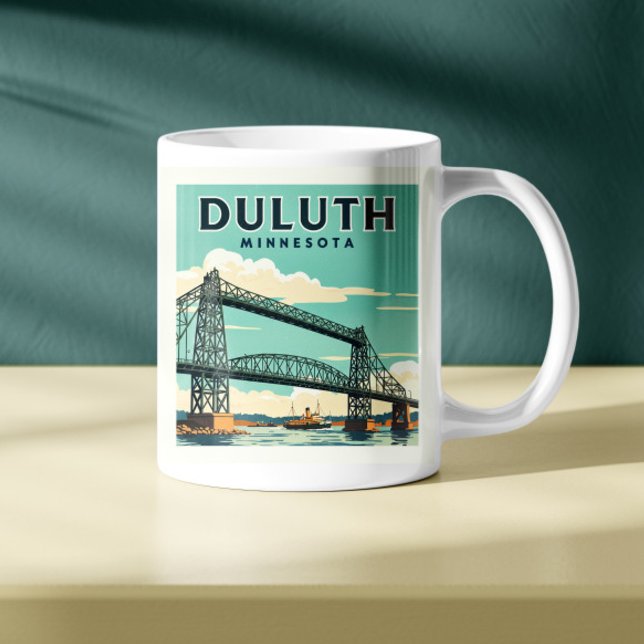 Mug Vintage Duluth Minnesota (Créateur téléchargé)