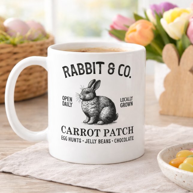 Mug Vintage Easter Rabbit  (Créateur téléchargé)