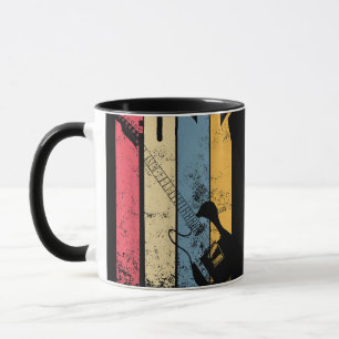 Mug Vintage Electric Guitar Funk Musique amant cadeaux