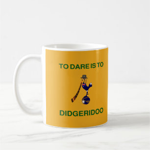 Mug Vintage "Emblème sportif" avec Didgeridoo Motif