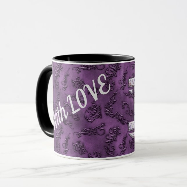 Mug Vintage F moderne (Devant gauche)
