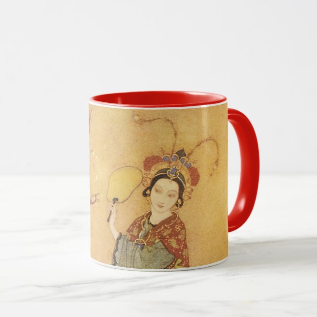 Mug Vintage Fairy Tale Princess Badoura, Edmund Dulac (Devant droit)