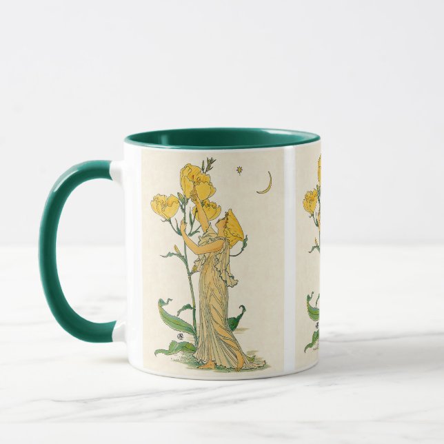 Mug Vintage Fairy Tale, Soirée Primrose, Walter Crane (Gauche)