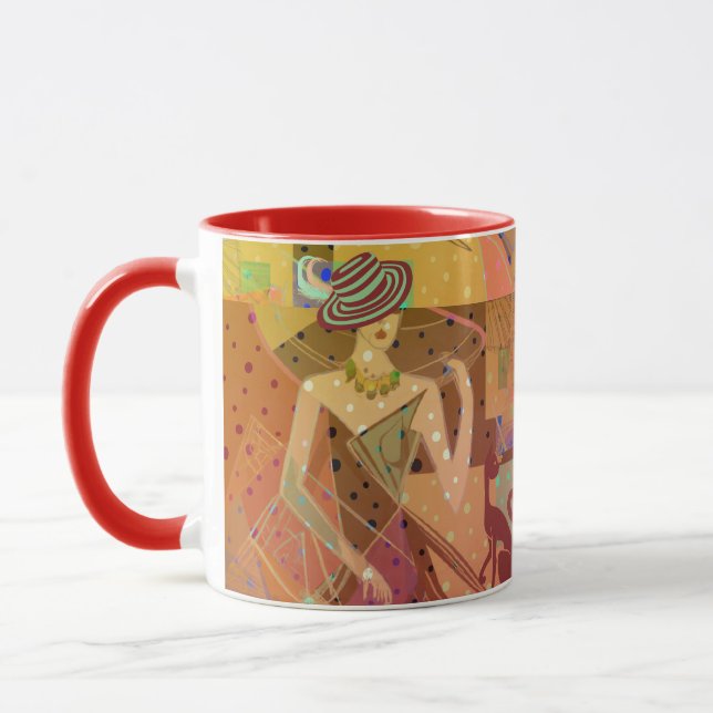 Mug vintage fashionista (Gauche)