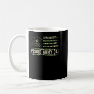 Mug Vintage Fier Armée Papa Camo American Flag Vétérin