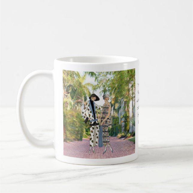 Mug Vintage Flapper Femmes des années 1920 (Gauche)