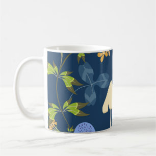 Mug Vintage fleuri sans couture motif avec fleurs, mai
