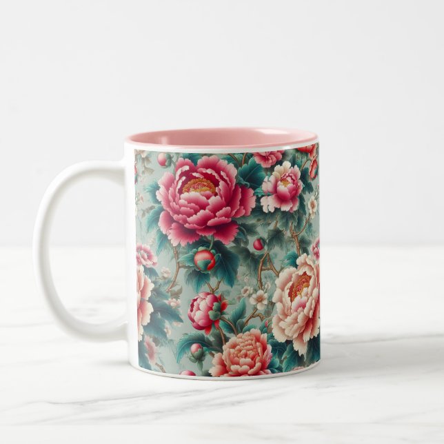 Mug vintage floral (Gauche)