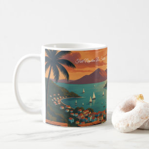 Mug vintage Fort Napoléon – Les Saintes, Guadeloupe