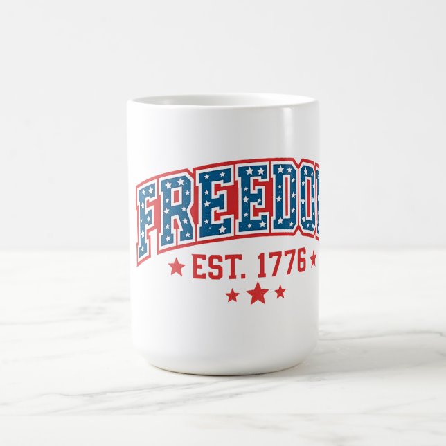 Mug Vintage Freedom 1776 Patriotic Arch American Herit (Centre)