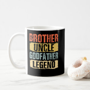 Mug Vintage Frère oncle Godfather Légende