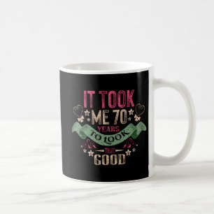 Mug vintage Funny 70 ans dire citation