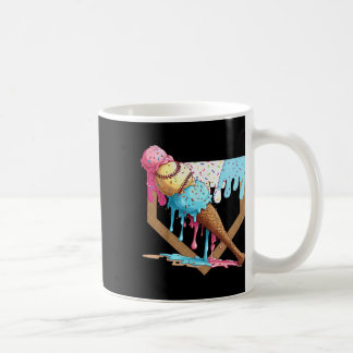 Mug Vintage Funny Baseball Crème de glace goutte Baseb