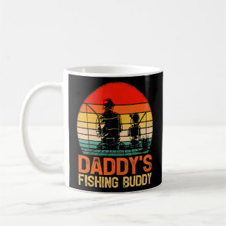 Mug Vintage Garçons papa's Fishing Buddy Fishing Père