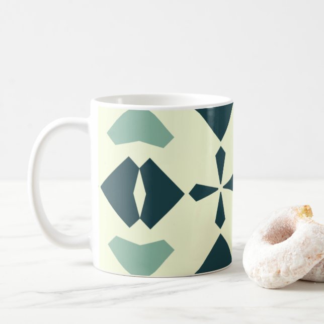 Mug Vintage Geometric Pattern (Avec donut)