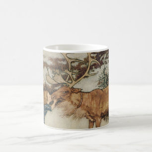 Mug Vintage Gerda et le renne par Edmund Dulac