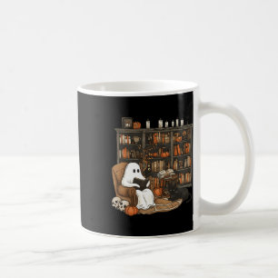 Mug Vintage Ghost Lecture Livre Lovers Bibliothèque Ha