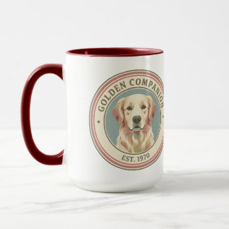 Mug Vintage Golden Companion Golden Retriever 1970