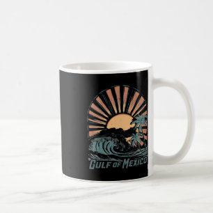 Mug Vintage Golfe Du Mexique Plage Palms Vacances Été