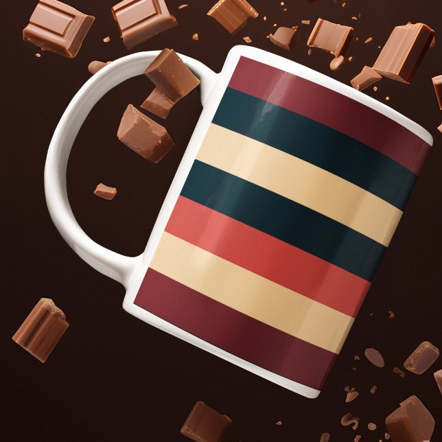 Mug Vintage Grandes Brown foncées et vertes (Mugs and cups)
