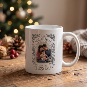 Mug Vintage Grey Merriest Noël Deux Photos