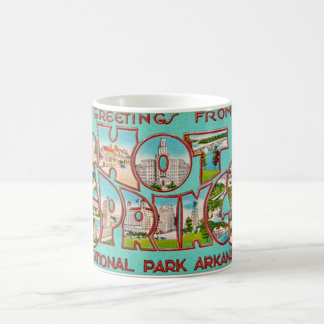Mug Vintage Hot Springs Arkansas (Centre)