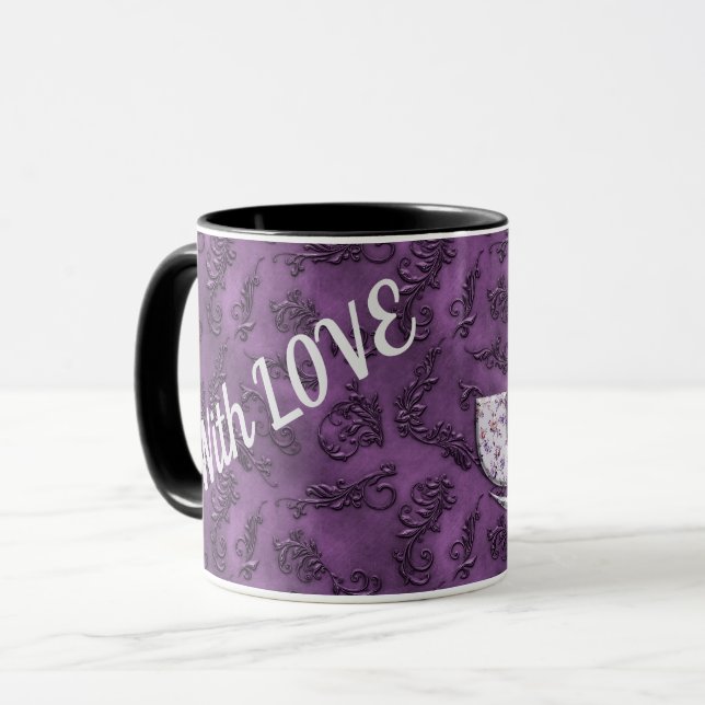 Mug Vintage J moderne (Devant gauche)