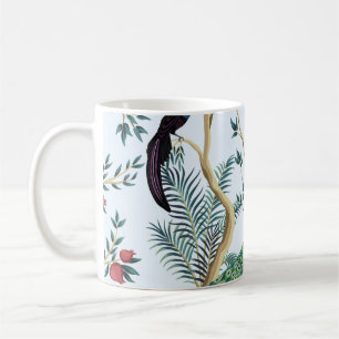 Mug Vintage jardin grenade arbre fruitier, oiseau exot