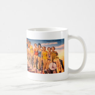 Mug Vintage Keansburg, NJ Beach Scene - Jersey Shore