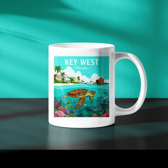 Mug Vintage Key West Floride (Créateur téléchargé)