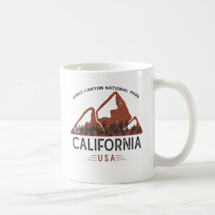 Mug Vintage Kings Canyon National Park California Coff