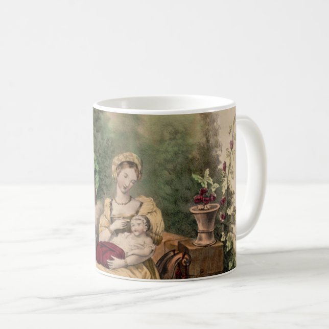 Mug Vintage La Bonne Mère, Restauré (Devant droit)