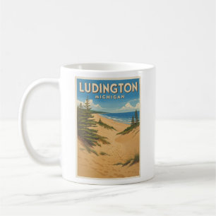 Mug Vintage Ludington Michigan