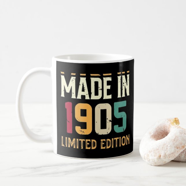 Mug "Vintage made in 1905 Limited Edition- (Avec donut)
