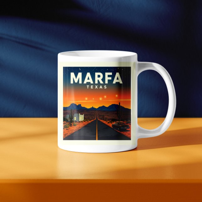 Mug Vintage Marfa Texas (Créateur téléchargé)