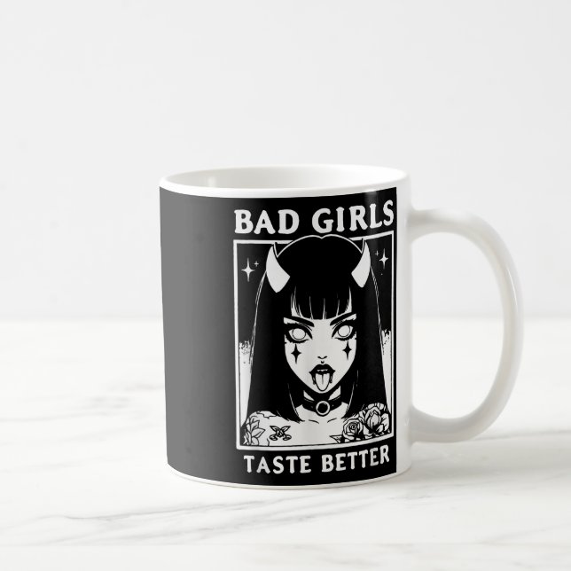 Mug Vintage Mauvaises Filles Goûter Meilleurs Tatouage (Droite)