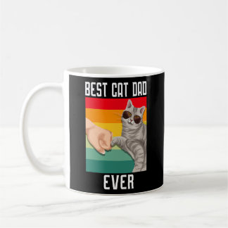 Mug Vintage Meilleur Chat Papa Jamais Fête des pères 