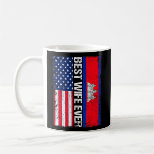 Mug Vintage meilleure femme jamais rétro Amérique Camb