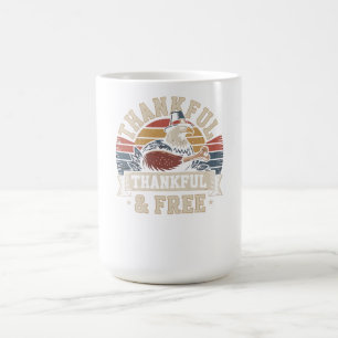 Mug Vintage Merci & Aigle de Thanksgiving Gratuit