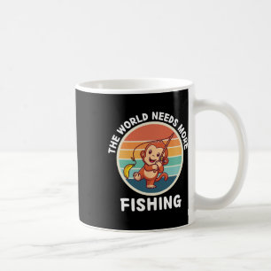 Mug Vintage Mignonne Singe Le Monde A Besoin De Plus D