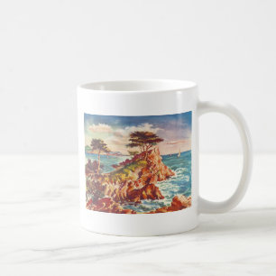Mug Vintage Monterey Coastline California Tourisme USA