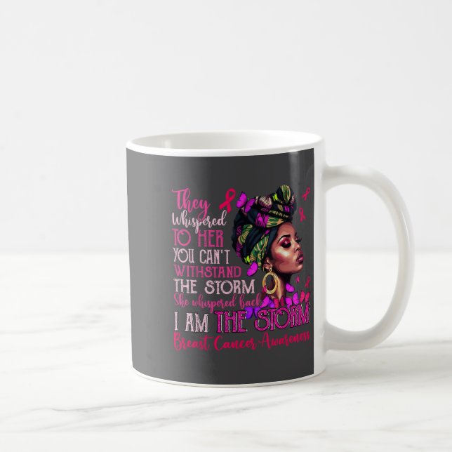 Mug Vintage Motivational Suprt Breast Cancer Awareness (Droite)