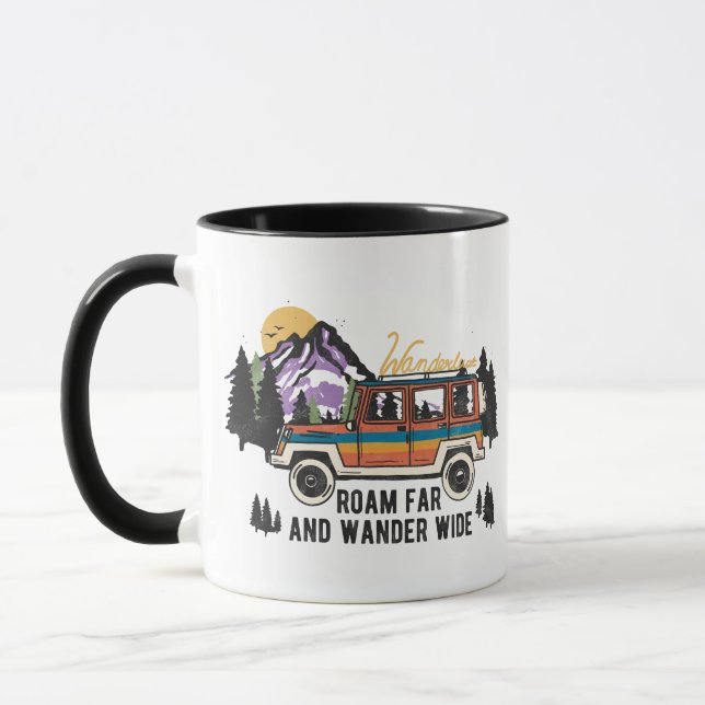 Mug Vintage Mountain Adventure (Gauche)