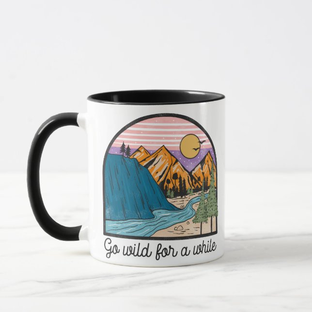 Mug Vintage Mountain Adventure (Gauche)