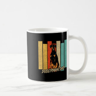 Mug Vintage naturel Oreille Doberman Chien Papa Chien
