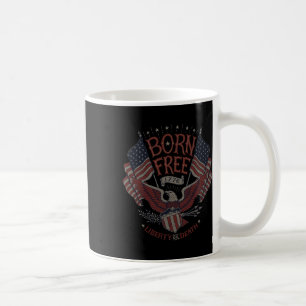Mug Vintage Né Libérez Aigle Drapeau Américain 1776 4e