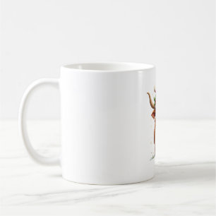 Mug Vintage Noël Vache des Highlands Mignonne Ferme de
