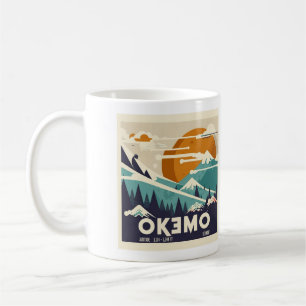 Mug vintage Okemo Winter Getaway - Retro Ski Charm